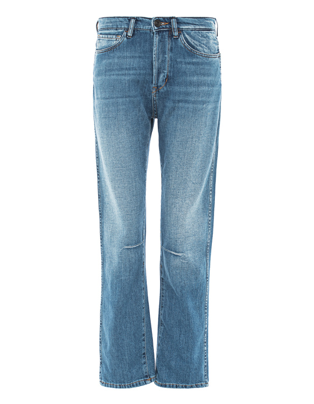 Austin Curve Tapered Crop Inseam Blue von 3x1