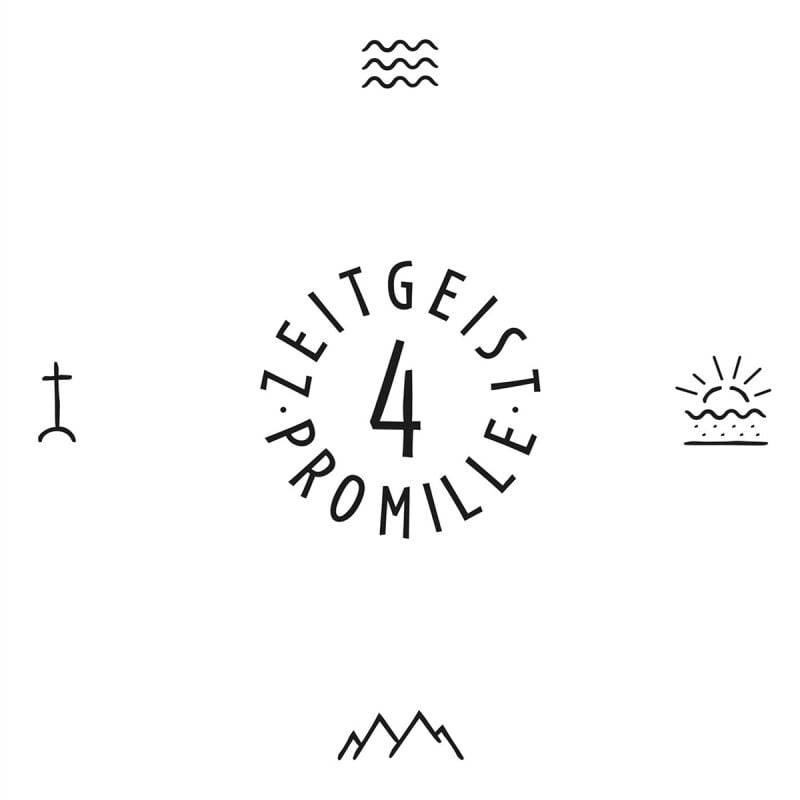 4 Promille Zeitgeist LP multicolor von 4 Promille