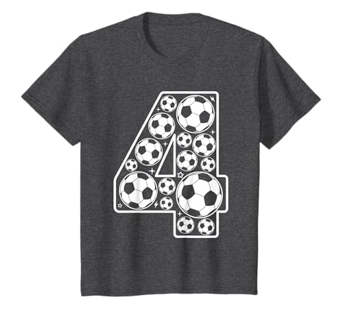 Kinder Geschenk für vier 4-Jährige zum 4. Geburtstag, Fußball, 4-Jährige T-Shirt Kinder Geschenk für vier 4-Jährige zum 4. Geburtstag, Fußball, 4-Jährige T-Shirt von 4 Years Old Boy Birthday Soccer Player