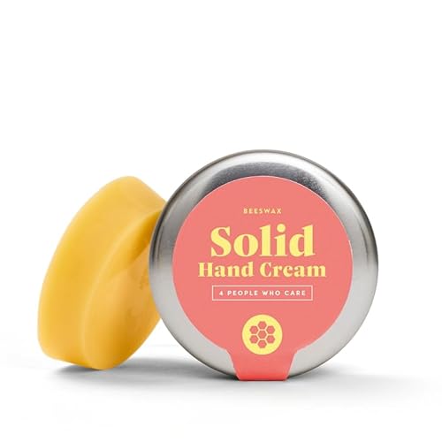 4peoplewhocare Handcreme Bio 30g - "Daumenschmaus" - Feste Hand Creme für trockene und rissige Hände - Ideal für Kletter Sport - Aloe Vera, Bienenwachs, Olivenöl - Zertifizierte Naturkosmetik (Dose) von 4 people who care