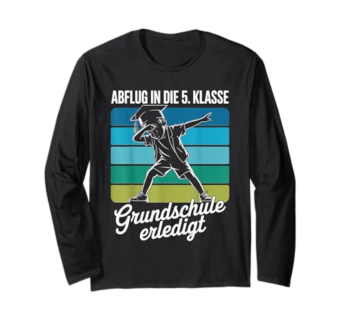 Abschluss Grundschule 4. klasse Junge Abflug 5.Klasse Kinder Langarmshirt Abschluss Grundschule 4. klasse Junge Abflug 5.Klasse Kinder Langarmshirt von 4. klasse Geschenke Abschluss 4. Klasse Schüler.