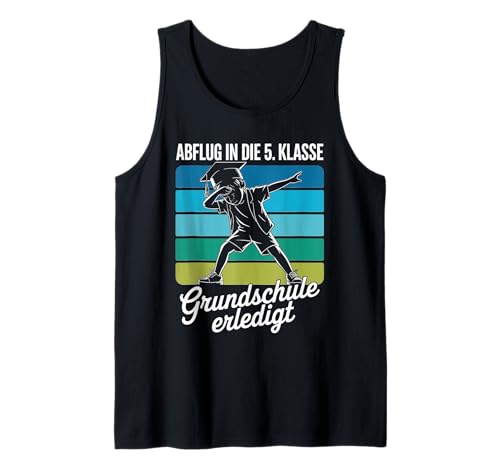 Abschluss Grundschule 4. klasse Junge Abflug 5.Klasse Kinder Tank Top Abschluss Grundschule 4. klasse Junge Abflug 5.Klasse Kinder Tank Top von 4. klasse Geschenke Abschluss 4. Klasse Schüler.