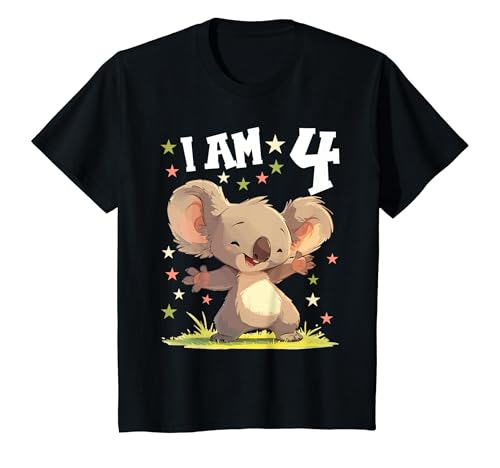 Kinder 4 Jahre alt Koalas Koala 4. Geburtstag T-Shirt Kinder 4 Jahre alt Koalas Koala 4. Geburtstag T-Shirt von 4.Geburtstag Koalas Koala Shop