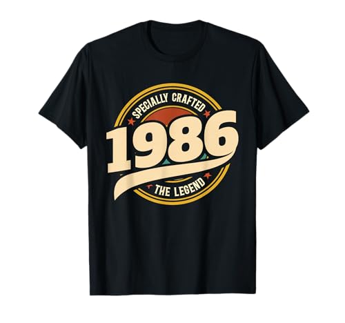 Vintage 40 Jahre Jahrgang 1986 Legende Geburtstag Männer T-Shirt von 40 Jahre Mann Geburtstag Jahrgang 1986 Ideen