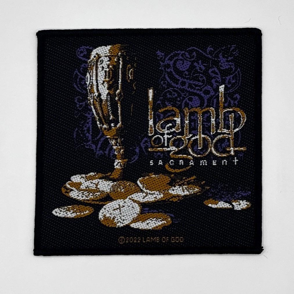 Lamb Of God Aufnäher - Sacrament Patch 9, 5 X cm Gewebt von 404patches