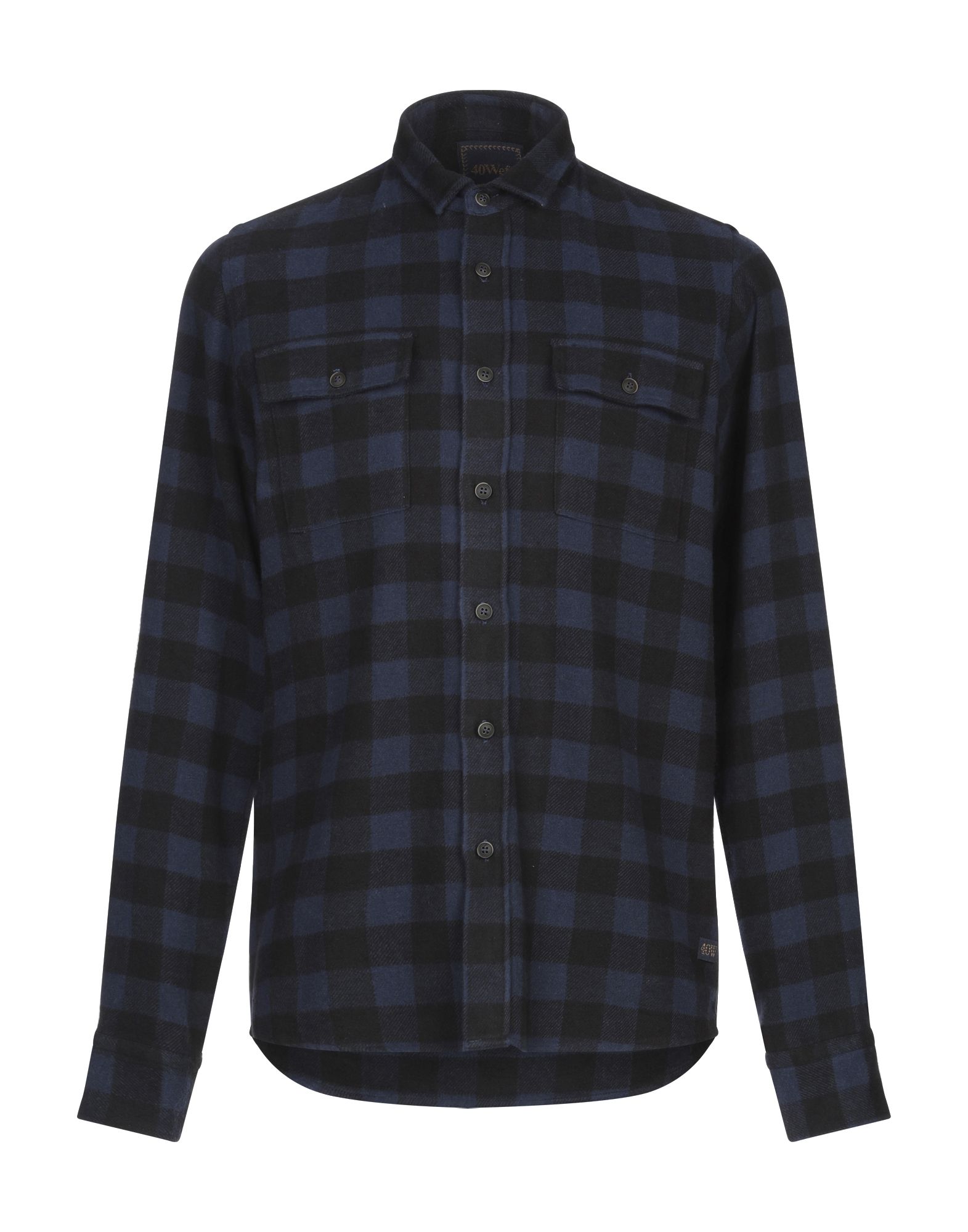 40WEFT Hemd Herren Nachtblau von 40WEFT