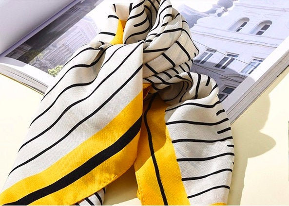 100 % Seide Schal, Stirnband, Turban, Vielseitige Gesicht Abdeckung Für Alle Geschlechter, Sommer-Accessoires, Boho Schal von 41studionyc