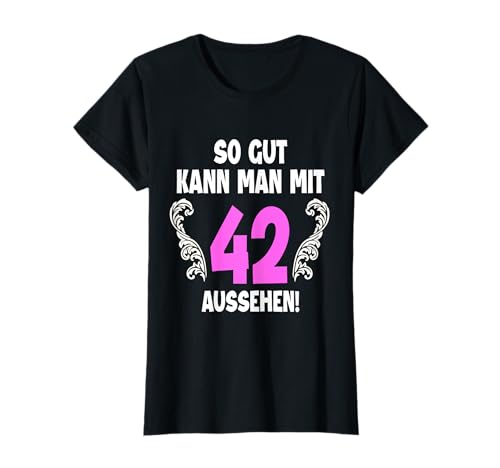 42 Jahre Tshirt Frauen Jahrgang 1980 Geboren 42. Geburtstag T-Shirt 42 Jahre Tshirt Frauen Jahrgang 1980 Geboren 42. Geburtstag T-Shirt von 42 Jahre Geschenk Geburtstagsgeschenk Geschenkidee