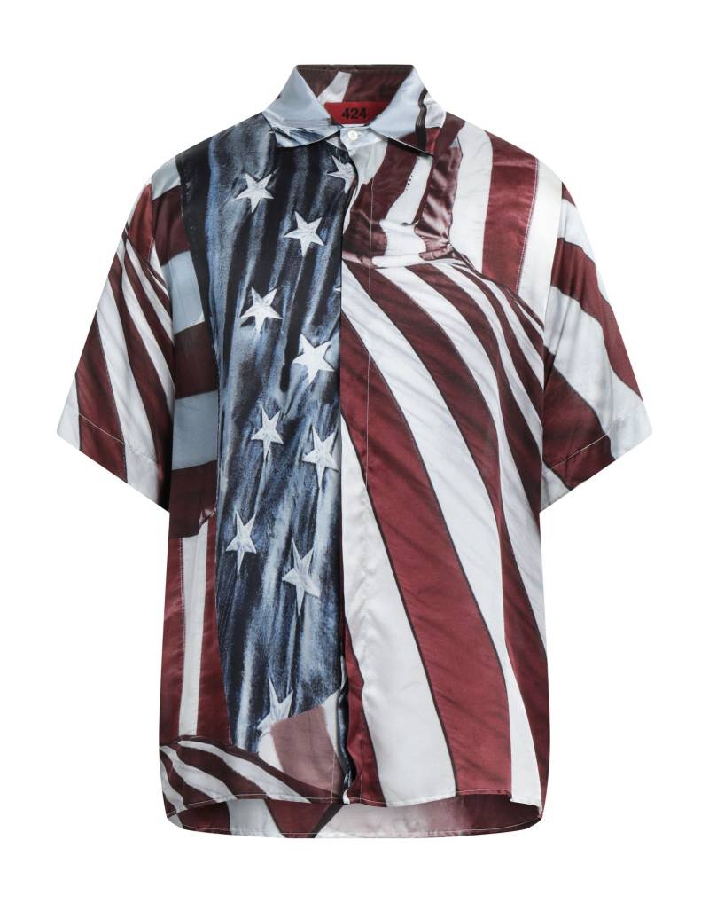 424 FOURTWOFOUR Hemd Herren Braun von 424 FOURTWOFOUR