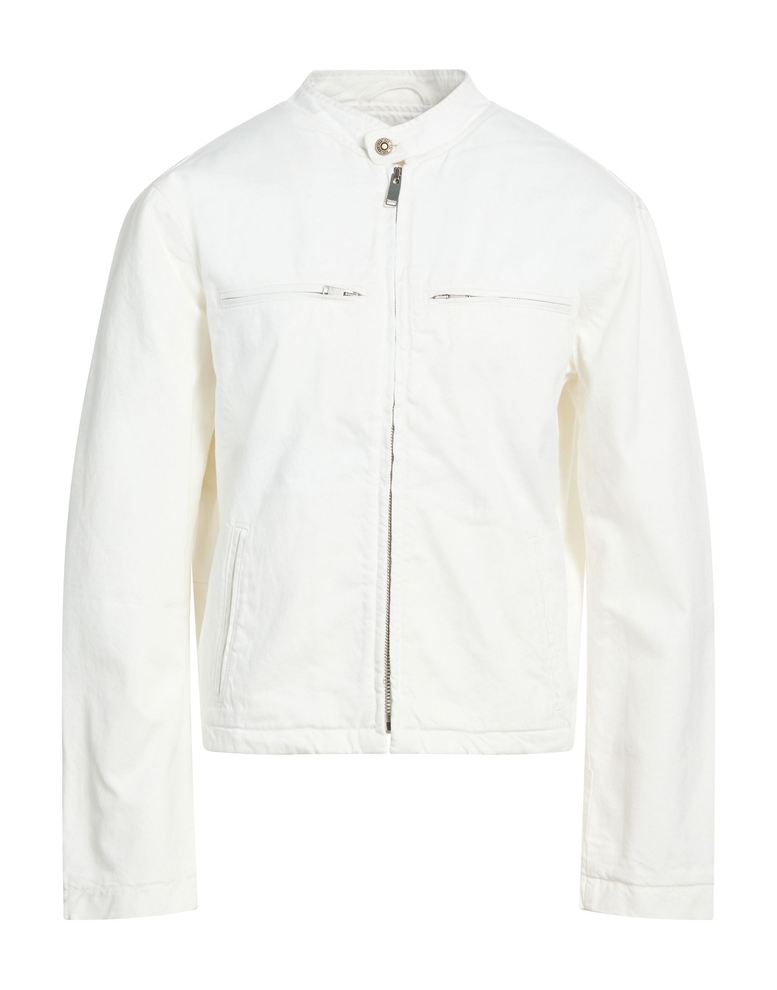 424 FOURTWOFOUR Jeansjacke/-mantel Herren Weiß von 424 FOURTWOFOUR