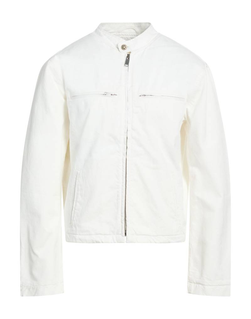 424 FOURTWOFOUR Jeansjacke/-mantel Herren Weiß von 424 FOURTWOFOUR