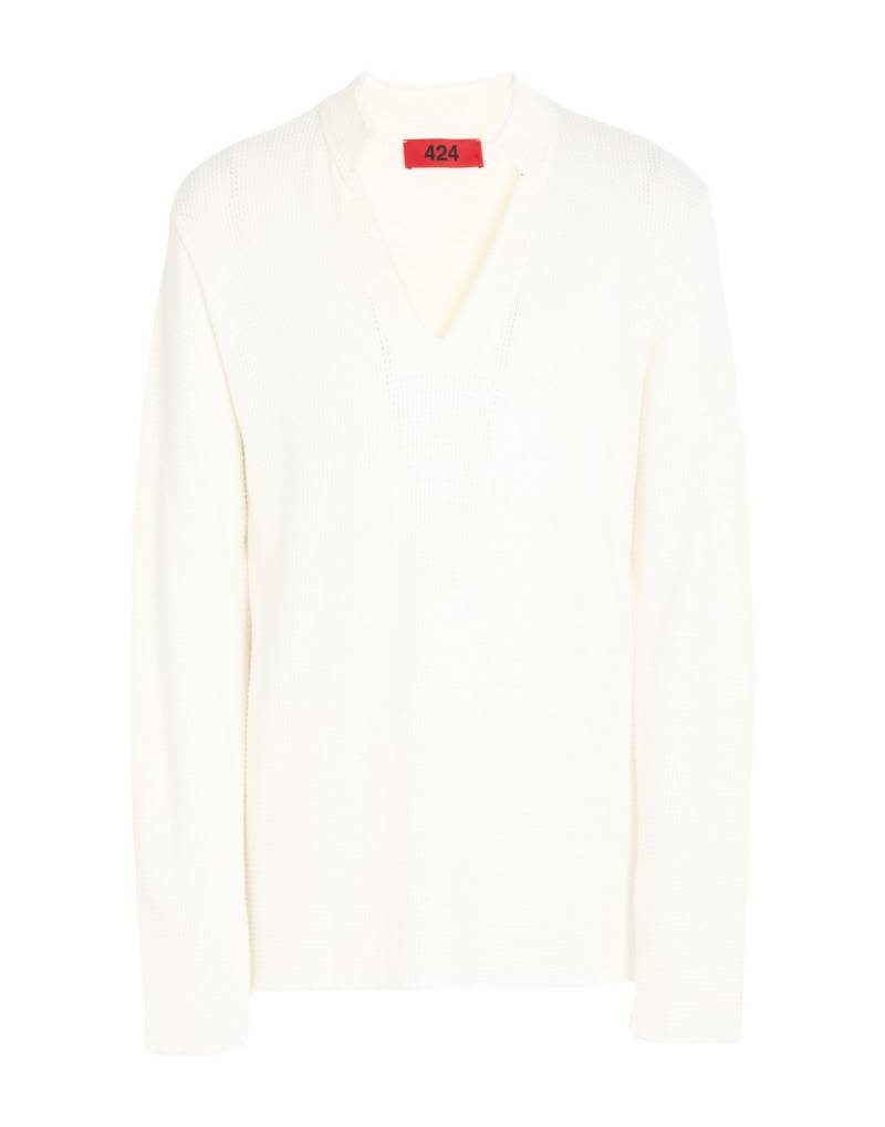 424 FOURTWOFOUR Pullover Herren Off white von 424 FOURTWOFOUR