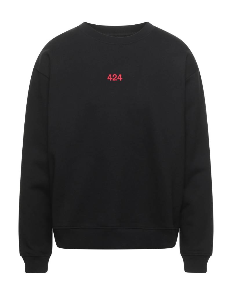 424 FOURTWOFOUR Sweatshirt Herren Schwarz von 424 FOURTWOFOUR