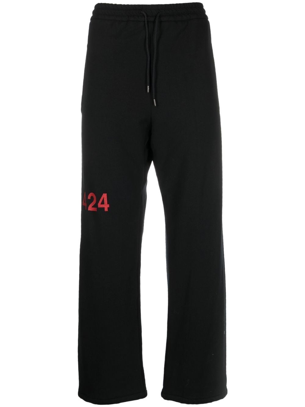 424 Jogginghose mit Logo-Print - Schwarz von 424