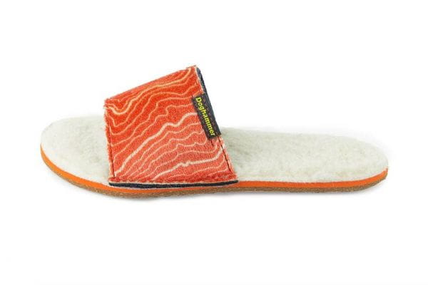 Doghammer Hütte-offen nachhaltige Hüttenschuhe Unisex orange "47" von 4251414207608