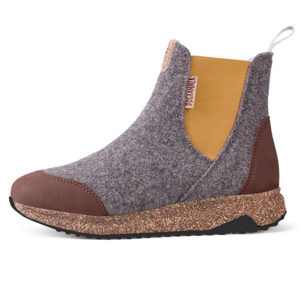 Arctic Traveller Wool | mustard – warmer Damen-Chelseaboot "EU 40.5 / UK 7" von 4251414209022