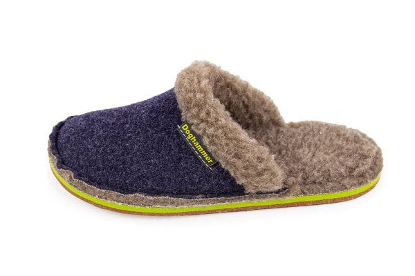 Doghammer Hüttenschuh - nachhaltige Hausschuh Kinder in blau "29" Doghammer Hüttenschuh - nachhaltige Hausschuh Kinder in blau "29" von 4251414217621