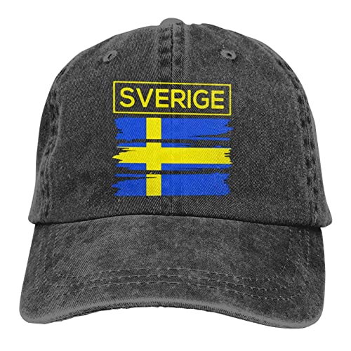 426 Sonnenblende Mütze Sverige Schweden Schwedische Flagge Schirmmütze Basecap Snapbacks Baseball Mütze Verstellbare Basecap Für Golf, Teenager, Tennis von 426