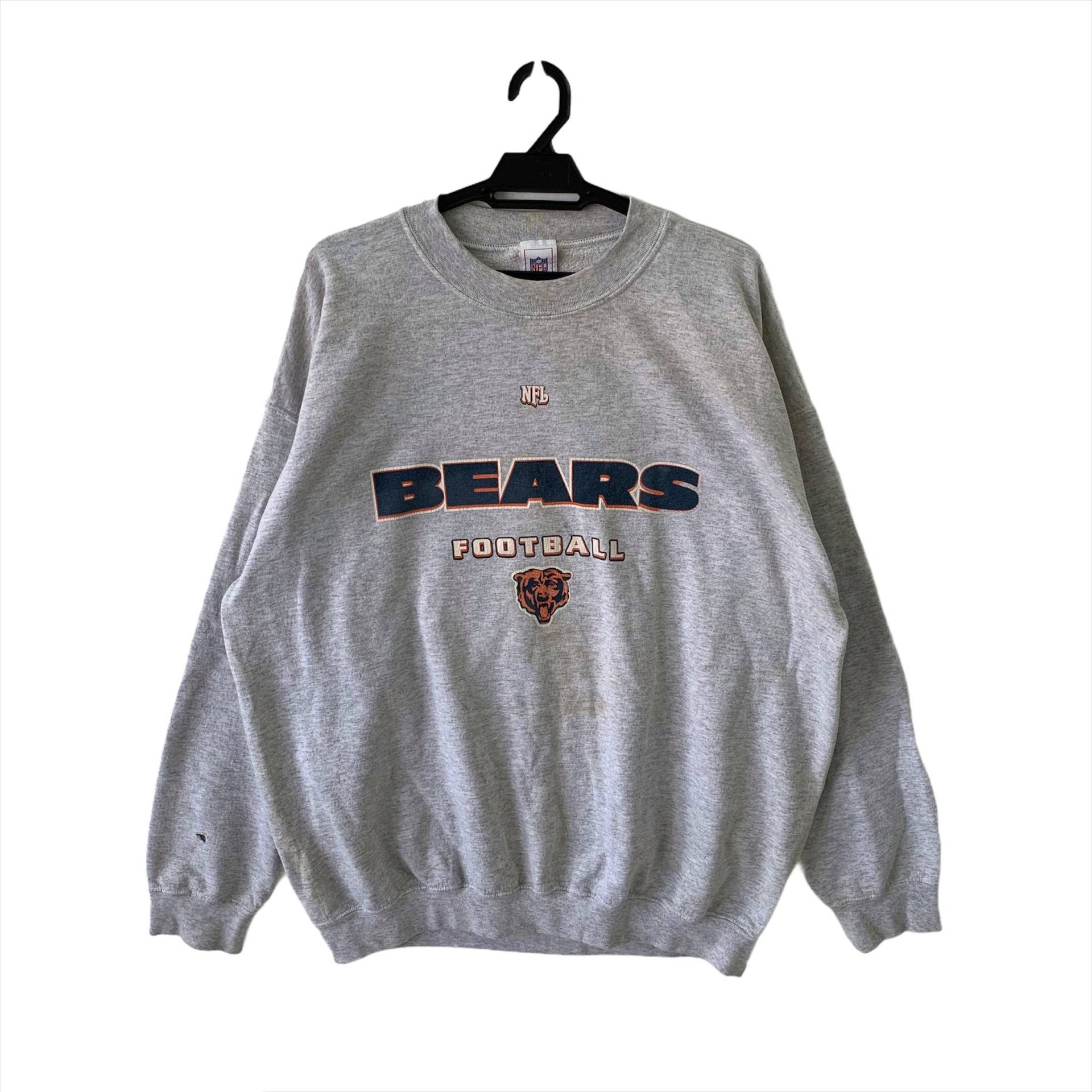 Jahrgang Nfl Bären Fußball Crewneck Pullover Sweatshirt Gebraucht Größe Xl von 43VintageArt