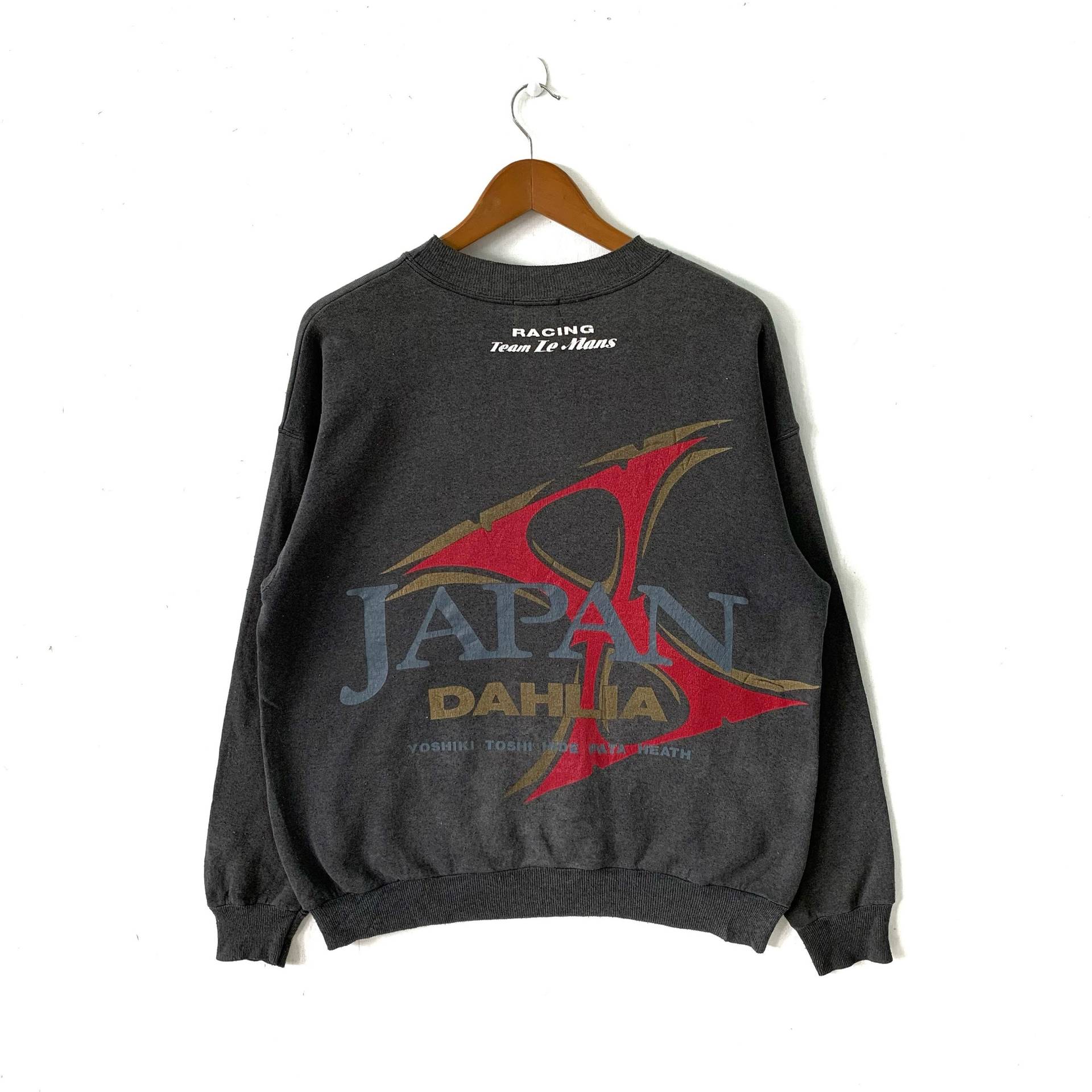 Seltenes Vintage X Japan Dahlia Racing Team Le Mans Rundhals-Sweatshirt, Größe L-M von 43VintageArt