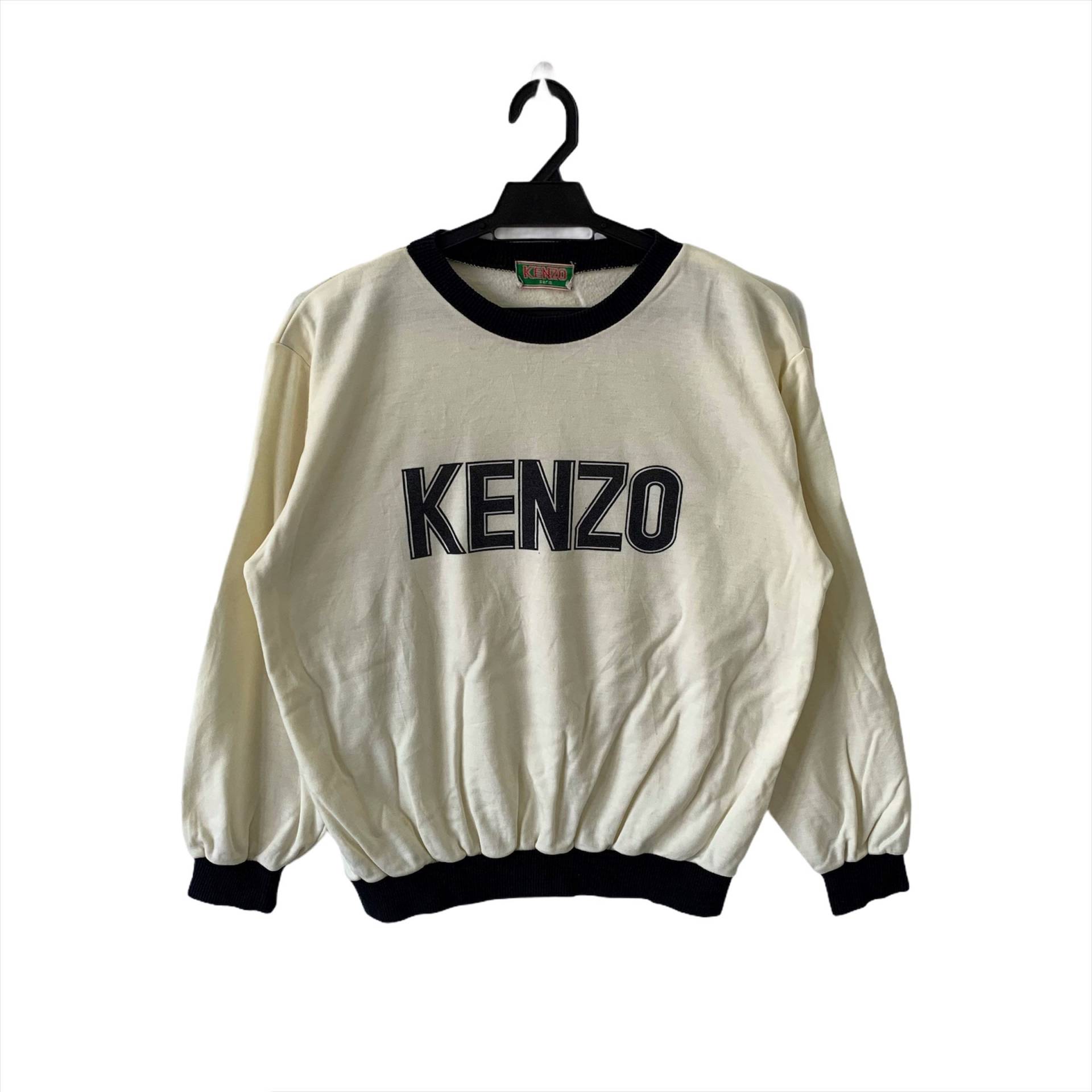 Vintage 90Er Jahre Kenzo Crewneck Sweatshirt Grösse M-S von 43VintageArt