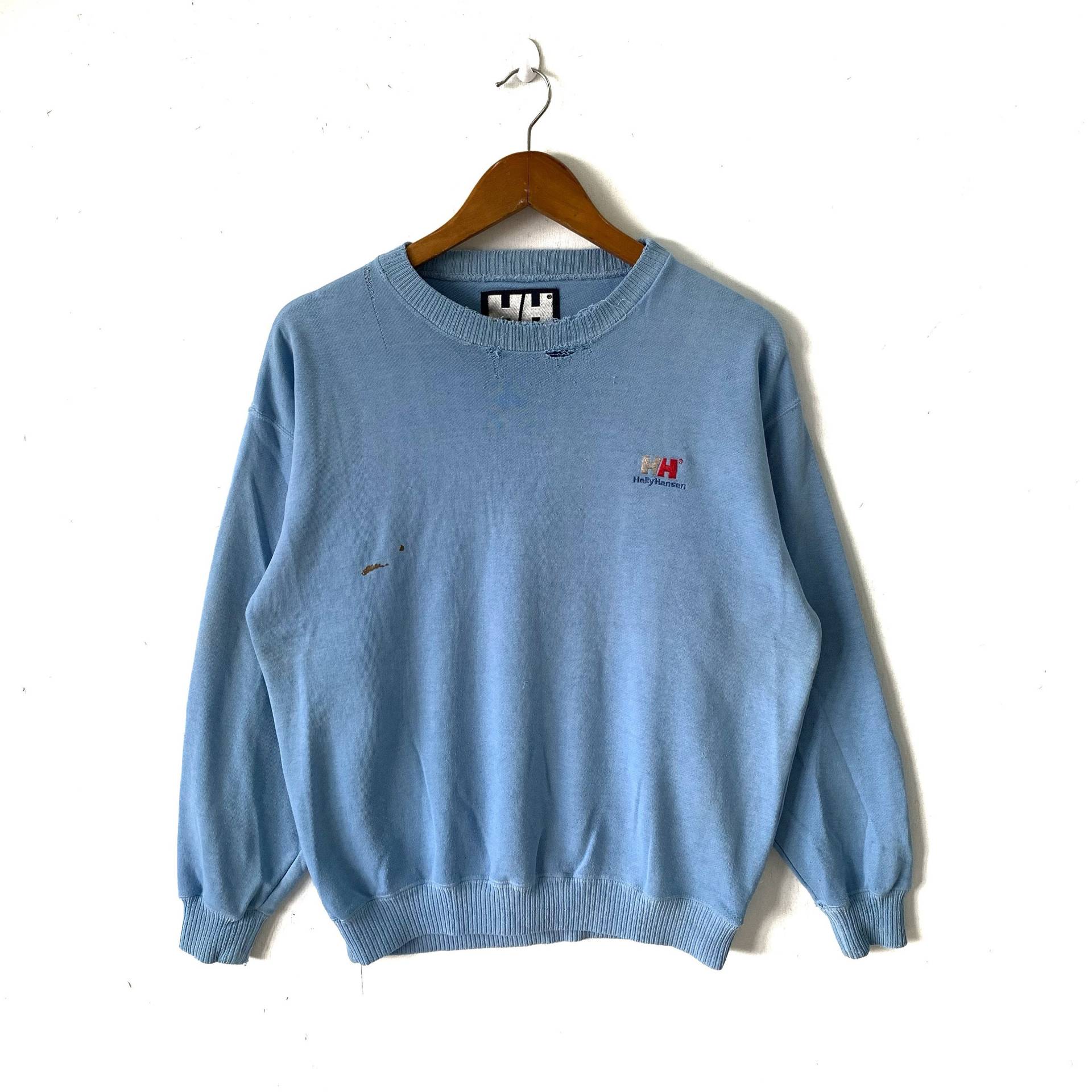 Vintage Helly Hansen Crewneck Pullover Sweatshirt Used Gr. M von 43VintageArt