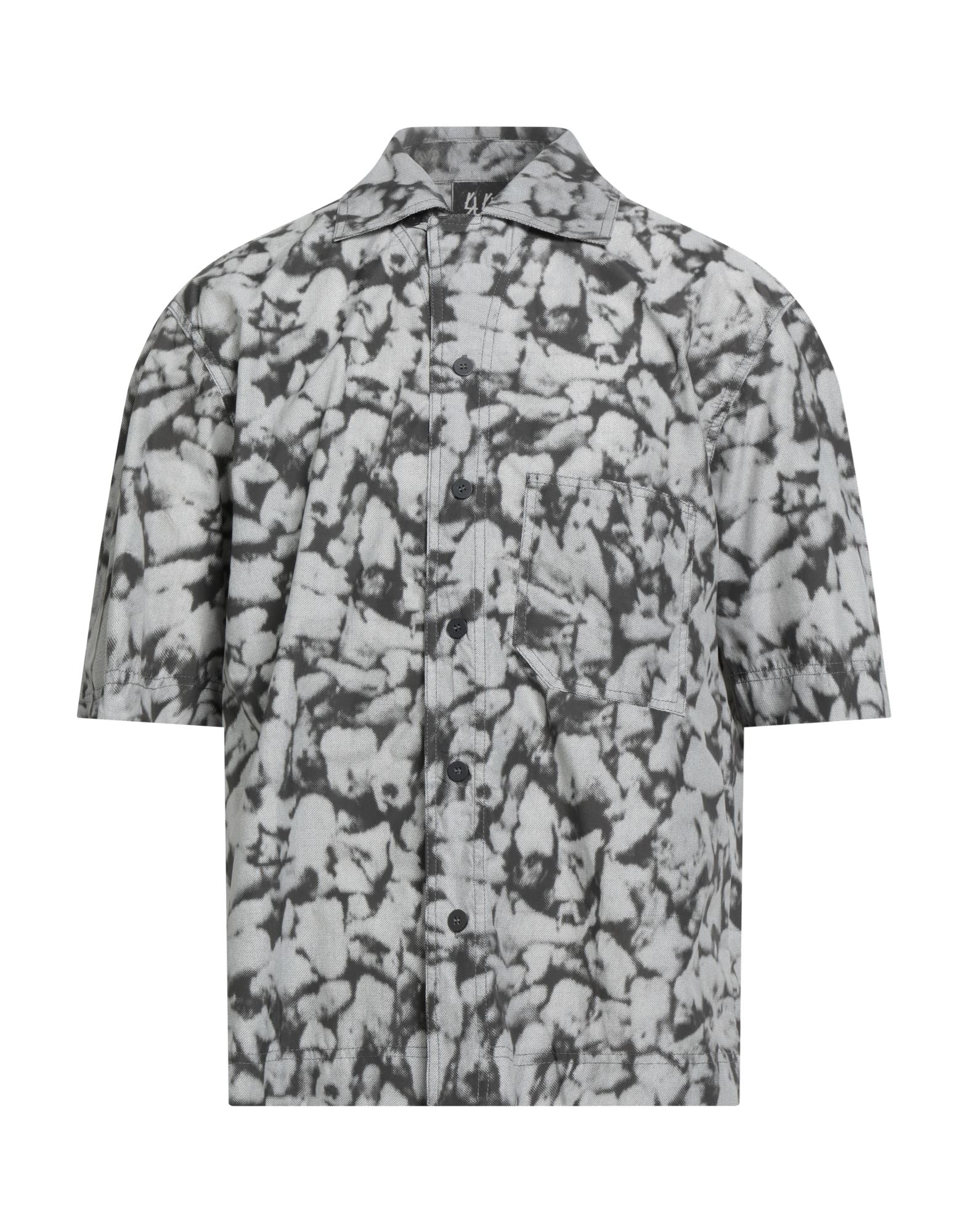 44 LABEL GROUP Hemd Herren Grau von 44 LABEL GROUP