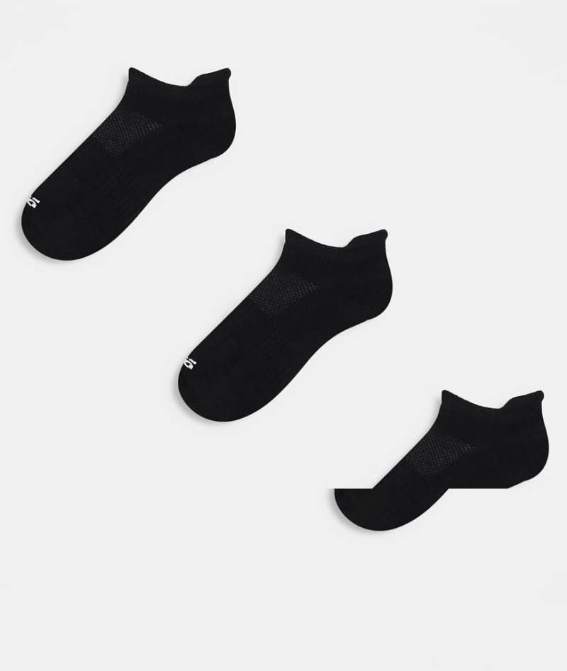 4505 - Icon - 3er-Pack antibakterielle Sportsocken in Schwarz von 4505