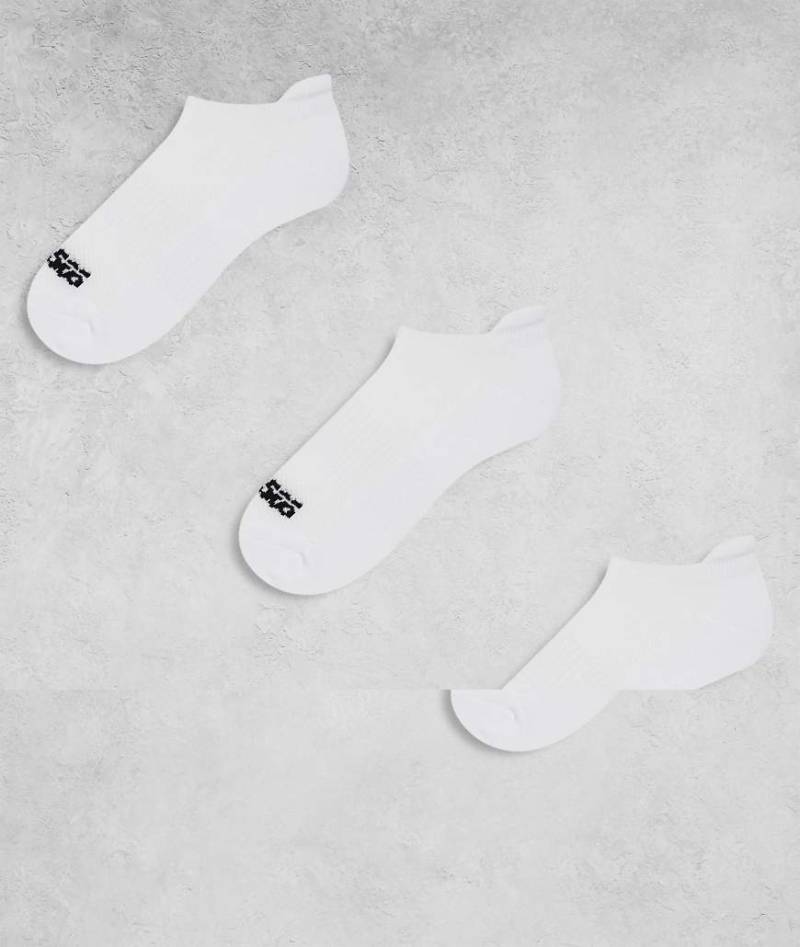 4505 - Icon - 3er-Pack schnell trocknende Sneaker-Sportsocken in Weiß von 4505