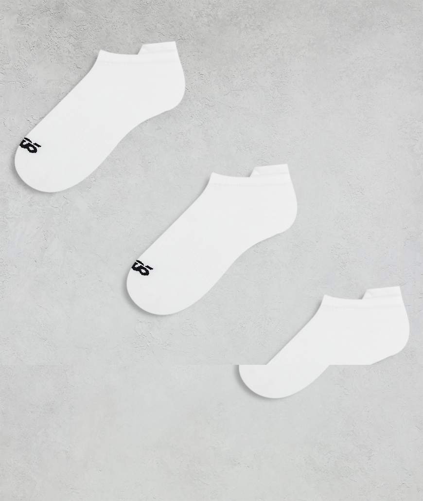 4505 - Icon - 3er-Pack schnell trocknende Sneaker-Sportsocken in Weiß von 4505