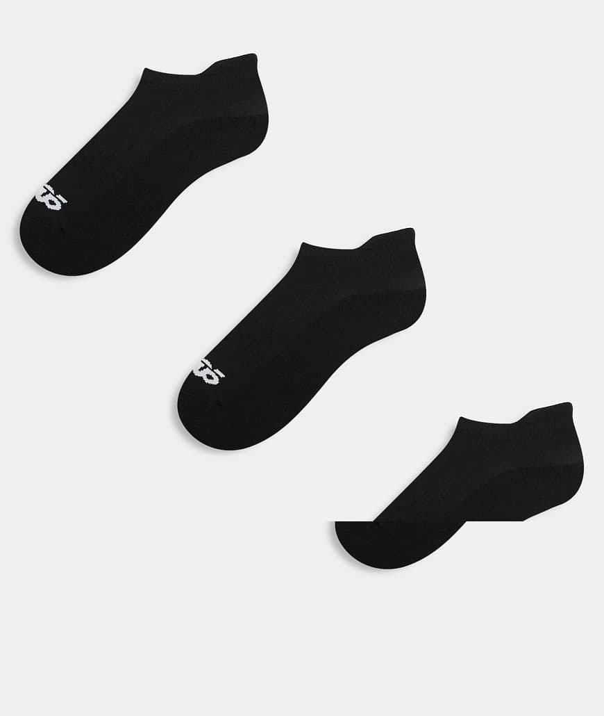 4505 - Icon - 3er-Pack schnelltrocknende Sneaker-Sportsocken in Schwarz von 4505