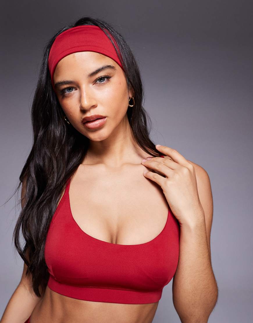 4505 - Icon Active - Schnelltrocknendes Stirnband in Kirschrot von 4505