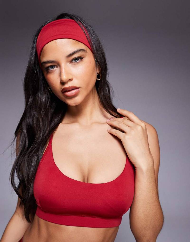 4505 - Icon Active - Schnelltrocknendes Stirnband in Kirschrot von 4505