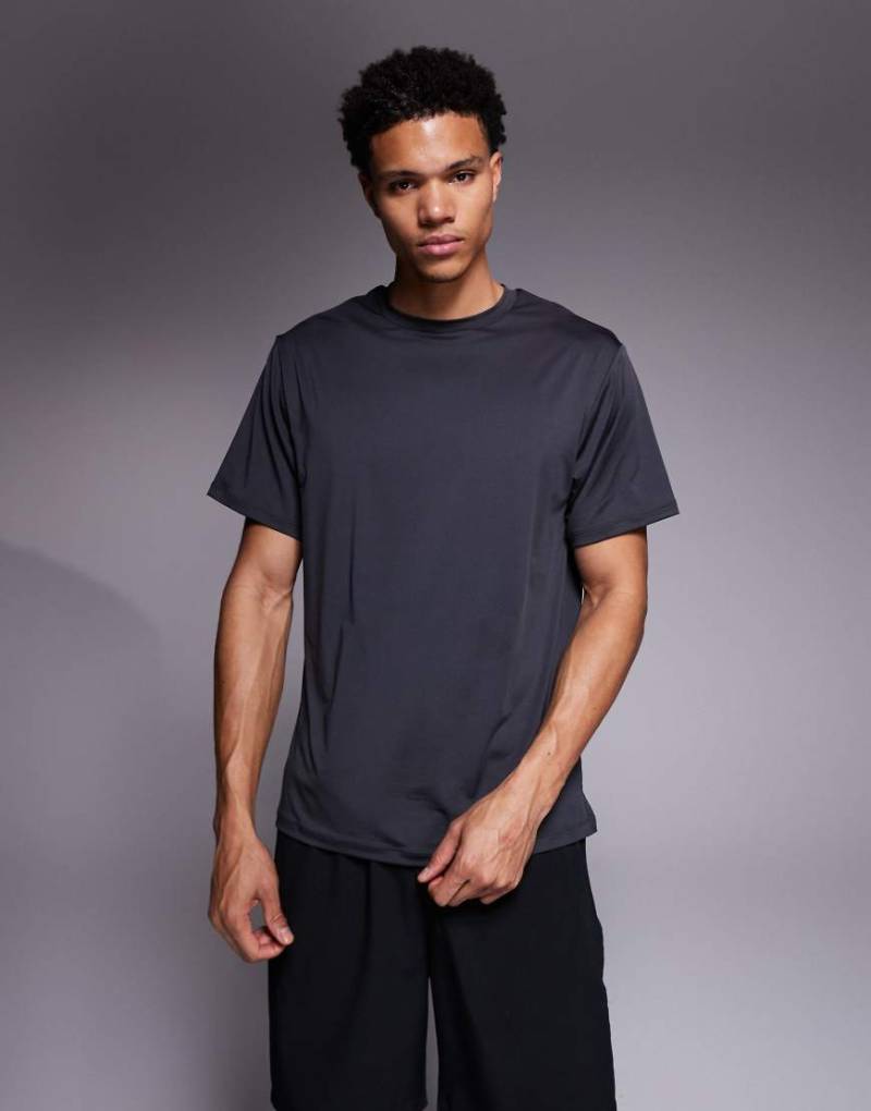 4505 - Icon - Sport-T-Shirt aus schnelltrocknendem Netzstoff in Anthrazit-Grau von 4505