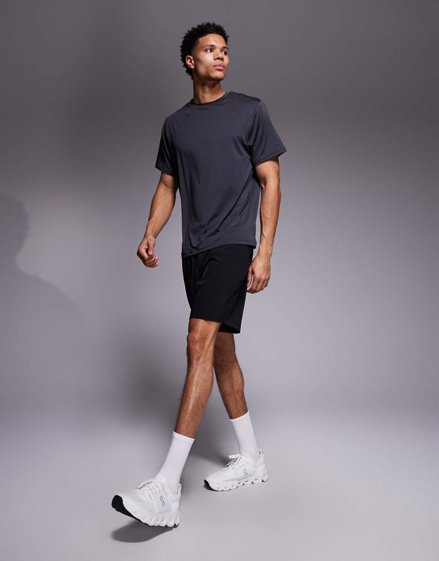 4505 - Icon - Sport-T-Shirt aus schnelltrocknendem Netzstoff in Anthrazit-Grau von 4505