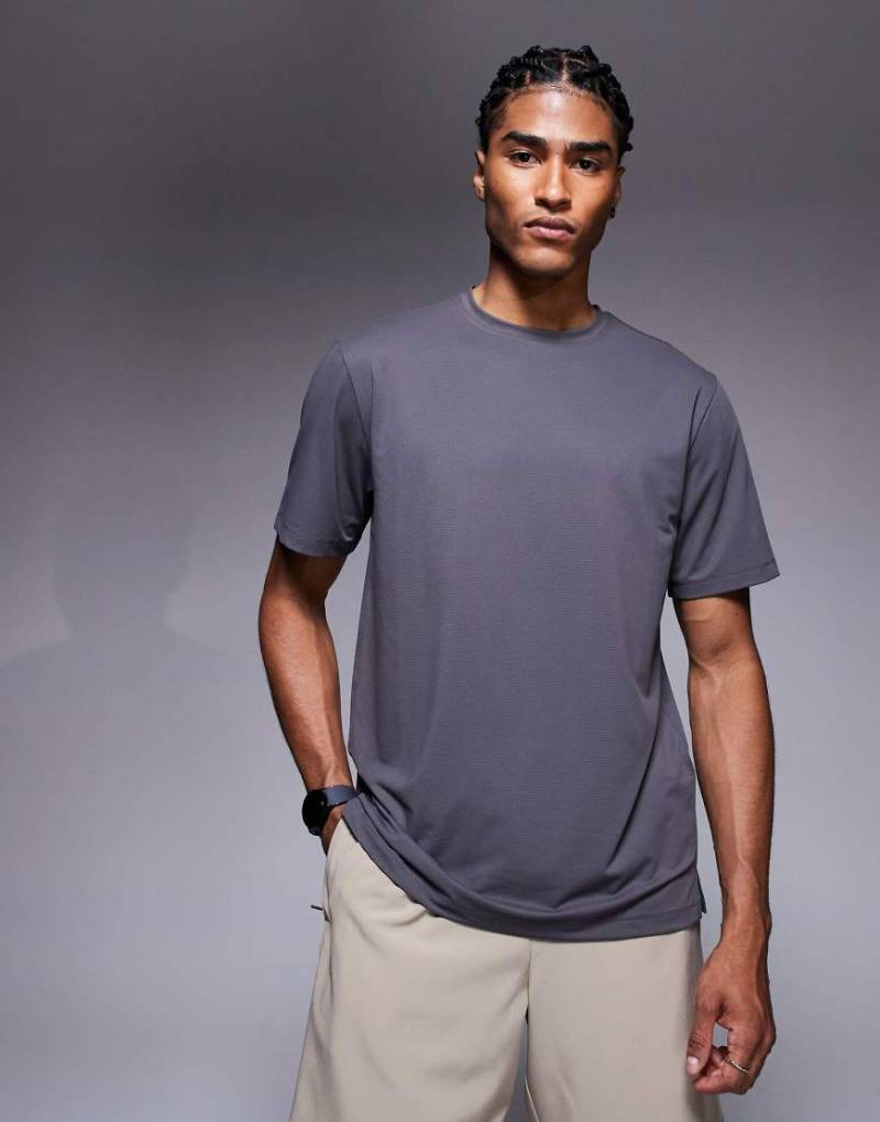 4505 - Icon - Sport-T-Shirt aus schnelltrocknendem Netzstoff in Graphitgrau von 4505