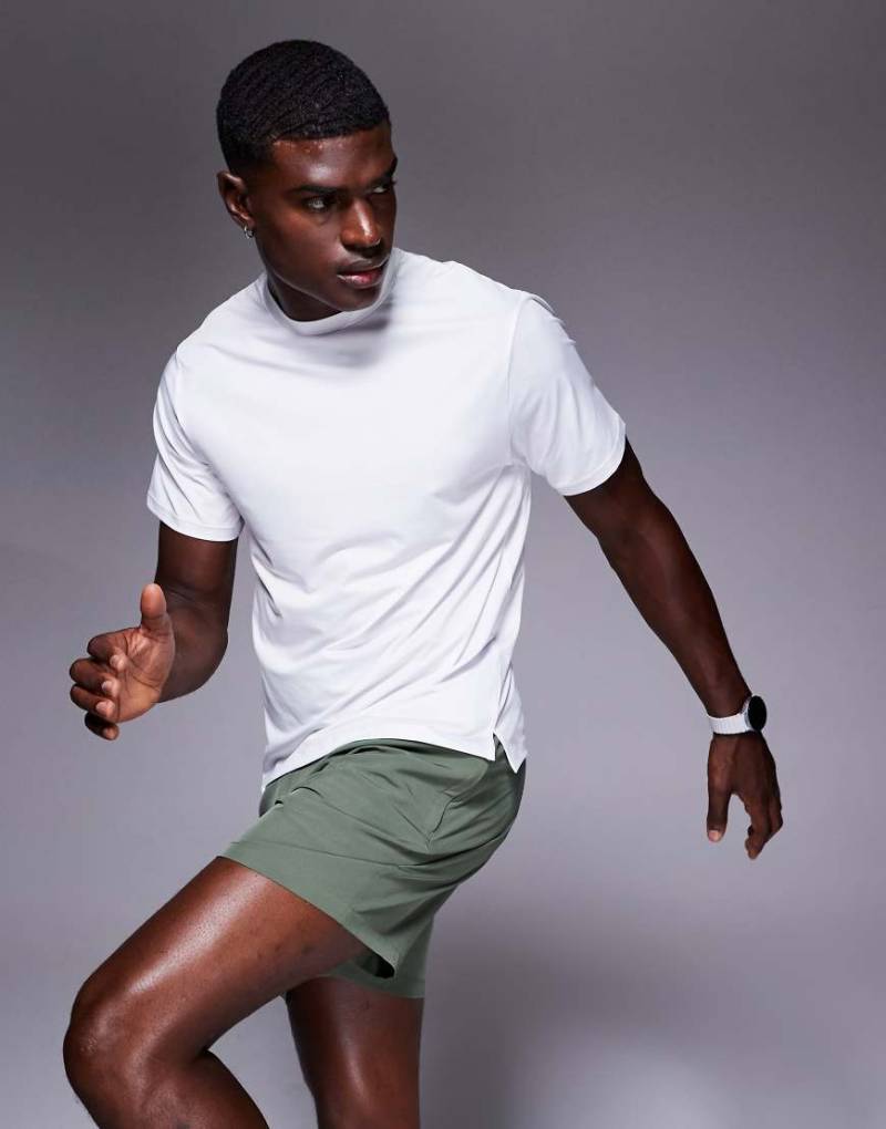 4505 - Icon - Sport-T-Shirt aus schnelltrocknendem Netzstoff in Weiß von 4505