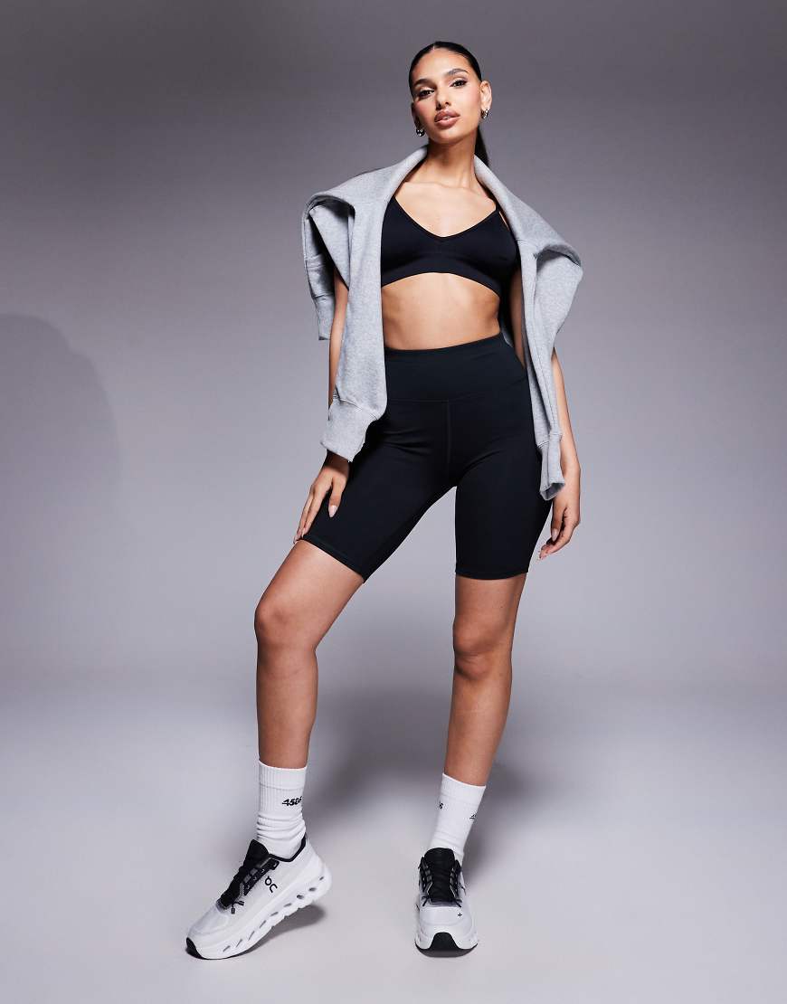 4505 - Icon - Weiche Leggings-Shorts in Schwarz, 20 cm Schrittlänge von 4505