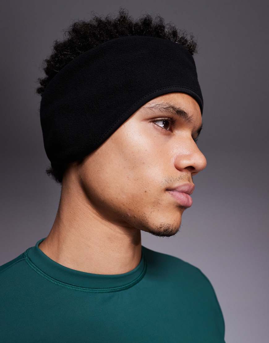 4505 - Laufstirnband aus Thermo-Fleece in Schwarz von 4505