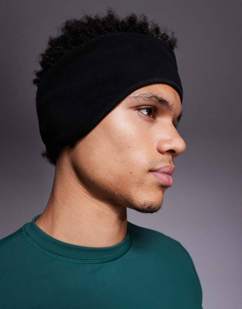 4505 - Laufstirnband aus Thermo-Fleece in Schwarz von 4505