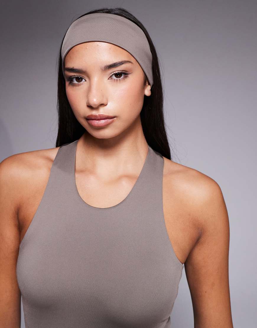 4505 - Sport - Stirnband in Morchelbraun-Neutral von 4505