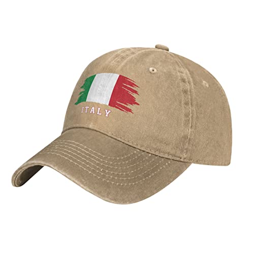452 Damen Herren Baseball Kappen Italienische Nationalflagge Italiens Basecap Leicht Abwaschbar Snapback Kappe Vintage Visier Hut Für Sport Draussen Laufen von 452