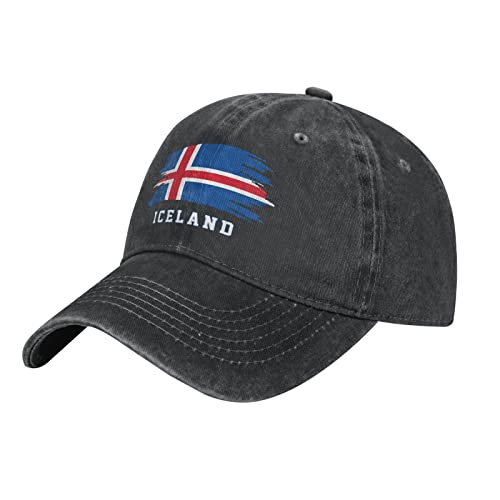 452 Damen Herren Baseballkappe Island Flagge Isländer Basecap Atmungsaktiv Baseball Kappen Leicht Abwaschbar Trucker Kappe Für Angeln Sport Draussen von 452