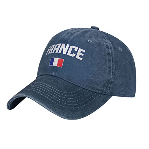 452 Damen Herren Basecap Frankreich-Flagge Cooles Französisch Snapback Kappe Verstellbar Baseball Kappen Baumwolle Angeln Hüte Für Golf Reisen Angeln von 452