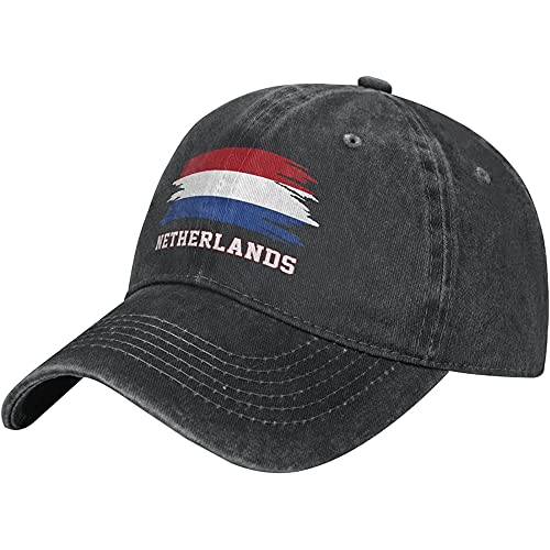 452 Damen Herren Basecap Niederländische Flagge Niederländer Holland Outdoor Hut Leicht Visier Hut Reine Farbe Snapback Kappe Für Sport Angeln Reisen von 452