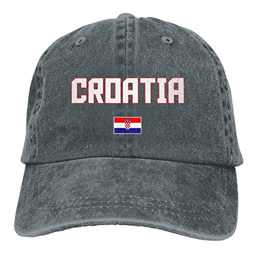 452 Damen Herren Distressed Basecap Kroatien-Flagge Cooler Kroate Basecap Verstellbar Outdoor Hut Atmungsaktiv Trucker Kappe Für Golf Angeln Reisen von 452