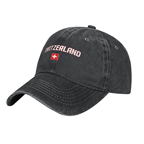 452 Damen Herren Distressed Basecap Schweiz-Flagge Cooler Schweizer Basecap Mode Baseball Kappe Mütze Reine Farbe Baseballmütze Für Kletter Angeln Sport 452 Damen Herren Distressed Basecap Schweiz-Flagge Cooler Schweizer Basecap Mode Baseball Kappe Mütze Reine Farbe Baseballmütze Für Kletter Angeln Sport von 452