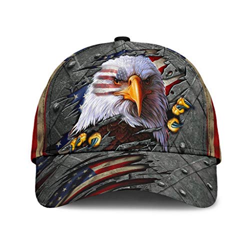 Herren Damen Baseballkappe Adler Amerikanisch Baseballmütze Verstellbar Baseball Cap Reine Farbe Basecap Für Laufen Draussen Reisen von 452