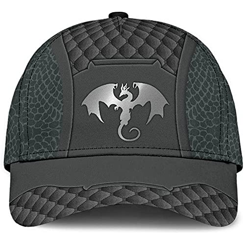 456 Baseballkappe Drachen-Textur-Stil Basecap Für Mädchen Atmungsaktiv Trucker Baseballkappe Hat Uv-Schutz Erwachsene Sonnenschutzkappe Reisen von 456