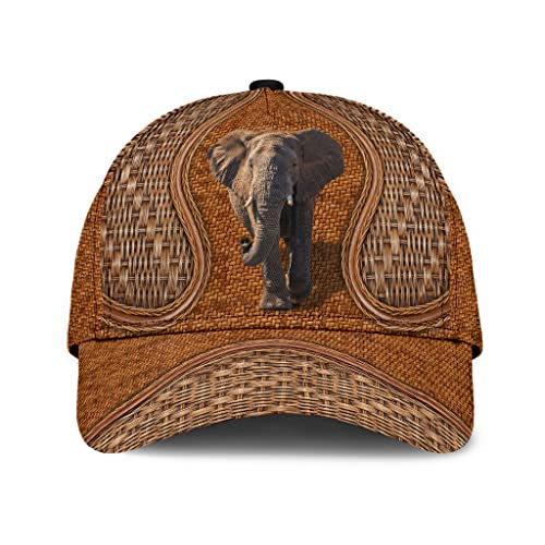 456 Schirmmütze Elefant-Bambus-Textur-Stil Sommermütze Für Erwachsene Waschbar Sport Mütze Sonnenschutz Running Baseball Cap Outdoor von 456